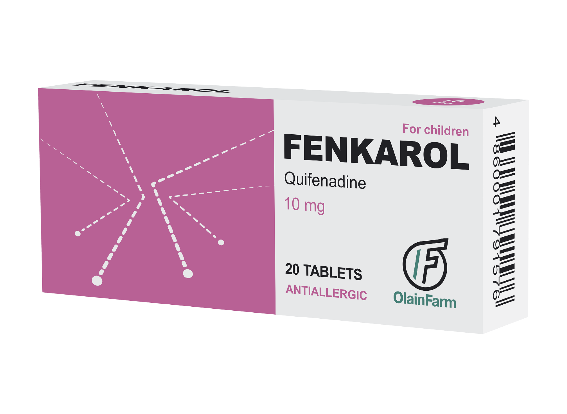 Фенкарол® (10 мг №20) - Акционерное общество Олайнфарм